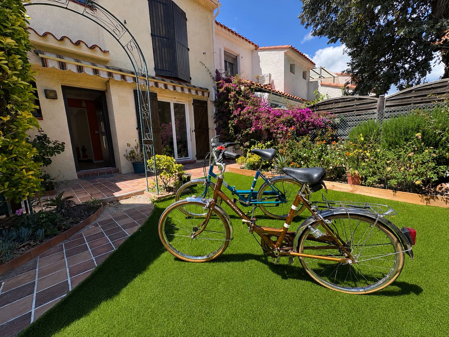 Vélos et jardin